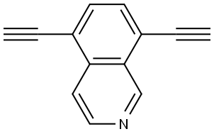 5,8-diethynylisoquinoline Structure