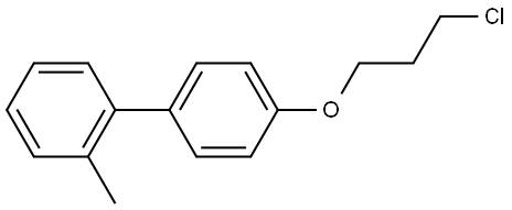 4'-(3-Chloropropoxy)-2-methyl-1,1'-biphenyl Structure