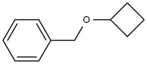 Benzene, [(cyclobutyloxy)methyl]- Structure