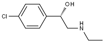 (S)-1-(4-chlorophenyl)-2-(ethylamino)ethan-1-ol Structure