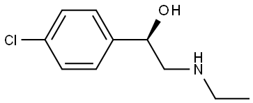 (R)-1-(4-chlorophenyl)-2-(ethylamino)ethan-1-ol Structure