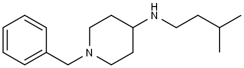 1-benzyl-N-isopentylpiperidin-4-amine Structure