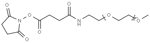 O-((N-SUCCINIMIDYL)SUCCINYL-AMINOETHYL)& Structure