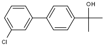 3'-Chloro-α,α-dimethyl[1,1'-biphenyl]-4-methanol Structure