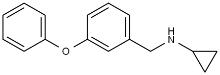 N-Cyclopropyl-3-phenoxybenzenemethanamine Structure