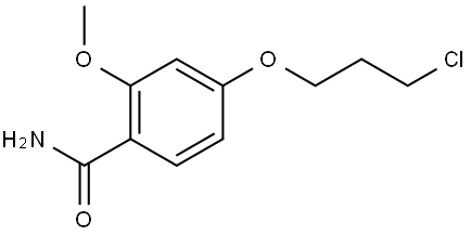 4-(3-Chloropropoxy)-2-methoxybenzamide Structure