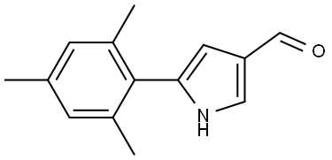 5-mesityl-1H-pyrrole-3-carbaldehyde Structure