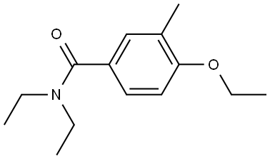 4-Ethoxy-N,N-diethyl-3-methylbenzamide 구조식 이미지