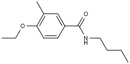 N-Butyl-4-ethoxy-3-methylbenzamide Structure