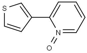 Pyridine, 2-(3-thienyl)-, 1-oxide Structure