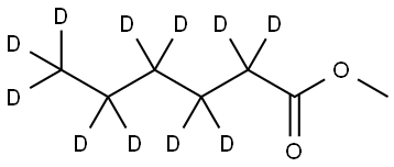 Methyl Hexanoate-d11 Structure