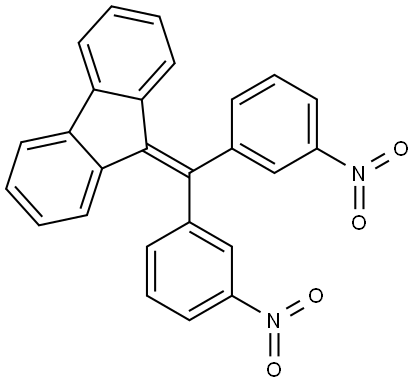 9-(bis(3-nitrophenyl)methylene)-9H-fluorene Structure