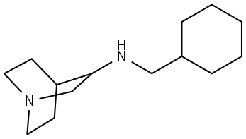 N-(cyclohexylmethyl)quinuclidin-3-amine Structure