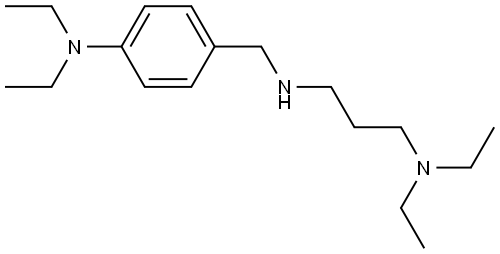 N1-(4-(diethylamino)benzyl)-N3,N3-diethylpropane-1,3-diamine Structure