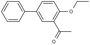 1-(4-ethoxy-[1,1'-biphenyl]-3-yl)ethanone Structure