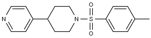 4-[1-[(4-Methylphenyl)sulfonyl]-4-piperidinyl]pyridine Structure