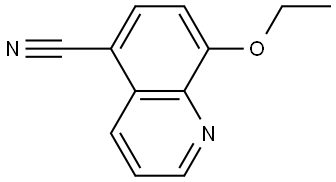 8-Ethoxy-5-quinolinecarbonitrile Structure