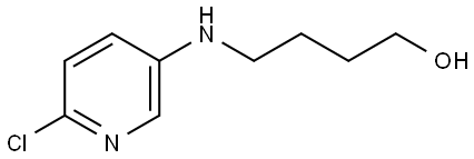 4-(6-Chloropyridin-3-ylamino)butan-1-ol Structure