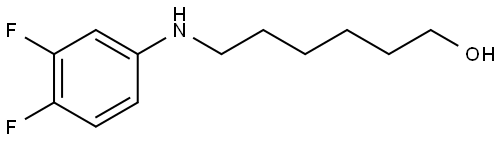 6-(3,4-Difluorophenylamino)hexan-1-ol Structure