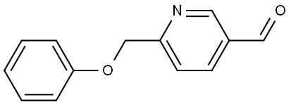 3-Pyridinecarboxaldehyde, 6-(phenoxymethyl)- Structure