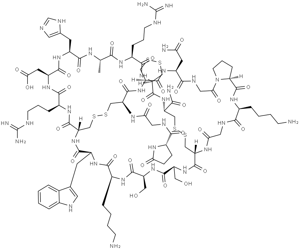 mu-conotoxin Structure