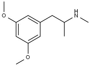 1-(3,5-dimethoxyphenyl)-N-methylpropan-2-amine Structure