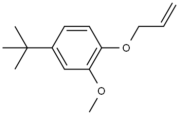 4-(1,1-Dimethylethyl)-2-methoxy-1-(2-propen-1-yloxy)benzene Structure