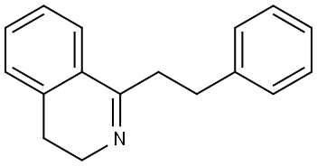 1-Phenethyl-3,4-dihydroisoquinoline Structure