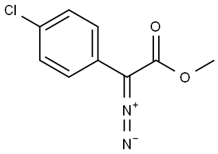 4-CHLORO-ALPHA-DIAZO-PHENYL-ACETIC ACID METHYL ESTER Structure