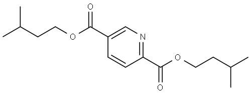 2,5-Pyridindicarbonsaeurediisoamylester Structure