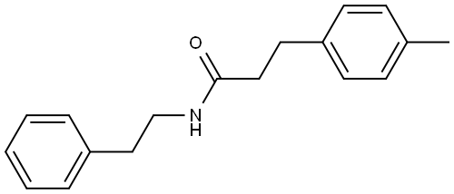 N-Phenethyl-3-(p-tolyl)propanamide Structure