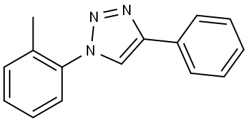 4-Phenyl-1-(o-tolyl)-1H-1,2,3-triazole Structure