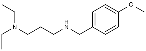 N1,N1-diethyl-N3-(4-methoxybenzyl)propane-1,3-diamine Structure