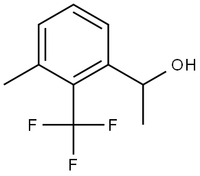 1-(3-methyl-2-(trifluoromethyl)phenyl)ethanol Structure