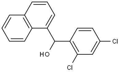 (2,4-dichlorophenyl)(naphthalen-1-yl)methanol Structure