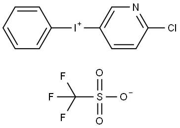 (6-Chloro-pyridin-3-yl)(phenyl)iodonium Structure