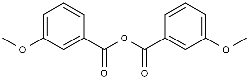 Benzoic acid, 3-methoxy-, anhydride with 3-methoxybenzoic acid Structure