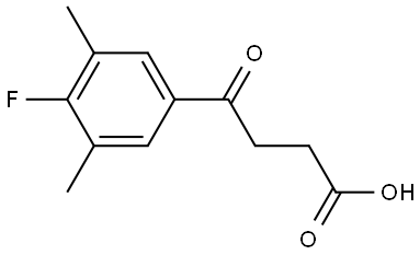 4-Fluoro-3,5-dimethyl-γ-oxobenzenebutanoic acid Structure