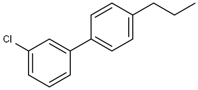 3-Chloro-4'-propyl-1,1'-biphenyl Structure