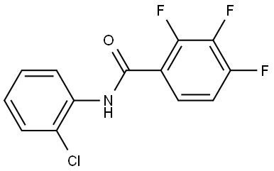 N-(2-Chlorophenyl)-2,3,4-trifluorobenzamide Structure