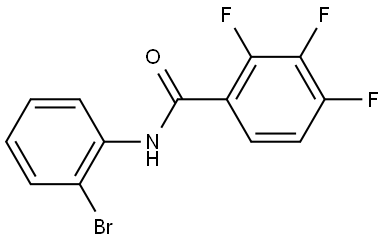 N-(2-Bromophenyl)-2,3,4-trifluorobenzamide Structure