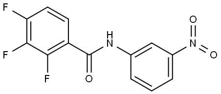 2,3,4-trifluoro-N-(3-nitrophenyl)benzamide Structure