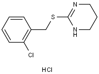 2-(2-chlorobenzylthio)-1,4,5,6-tetrahydropyrimidine hydrochloride Structure