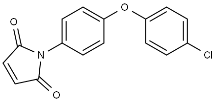 1-[4-(4-Chlorophenoxy)phenyl]-1H-pyrrole-2,5-dione Structure