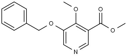 methyl 5-(benzyloxy)-4-methoxynicotinate Structure