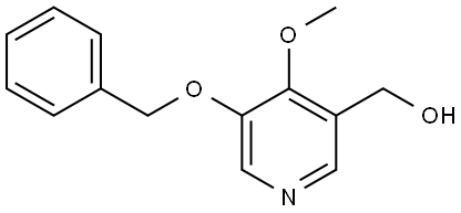 (5-(benzyloxy)-4-methoxypyridin-3-yl)methanol Structure