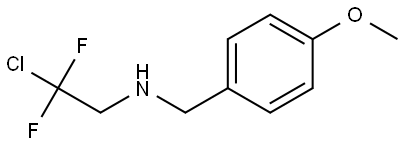 N-(2-Chloro-2,2-difluoroethyl)-4-methoxybenzenemethanamine Structure