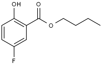 butyl 5-fluoro-2-hydroxybenzoate Structure