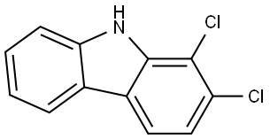 9H-Carbazole, 1,2-dichloro- Structure