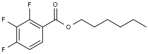 Hexyl 2,3,4-trifluorobenzoate Structure